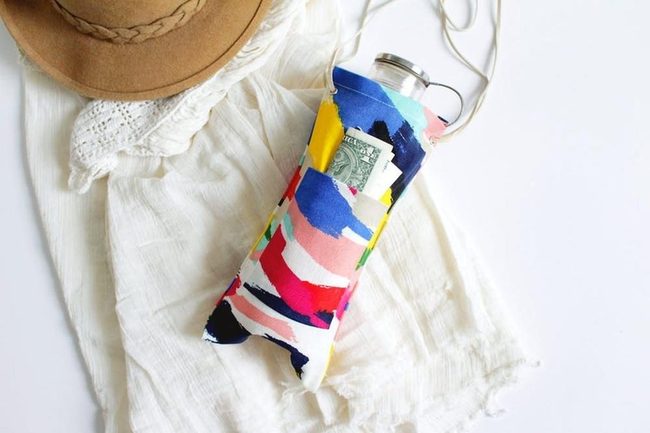 Paintbrush Strokes Water Bottle Holder