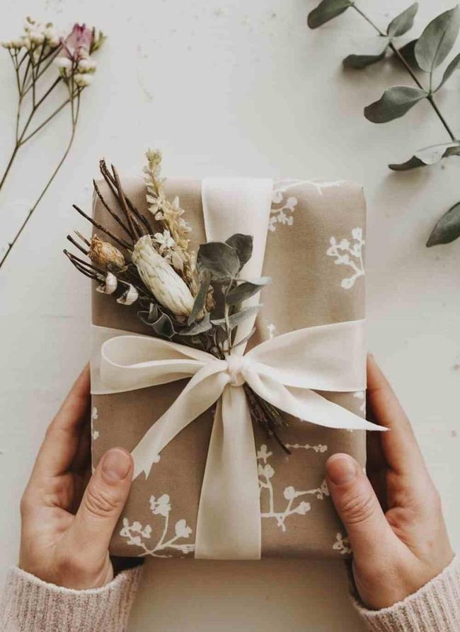 Handmade Fabric Wraps With Botanicals