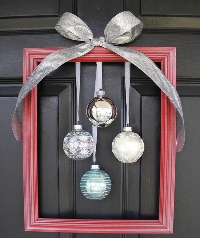 Crimson Frames Hanging Ornaments