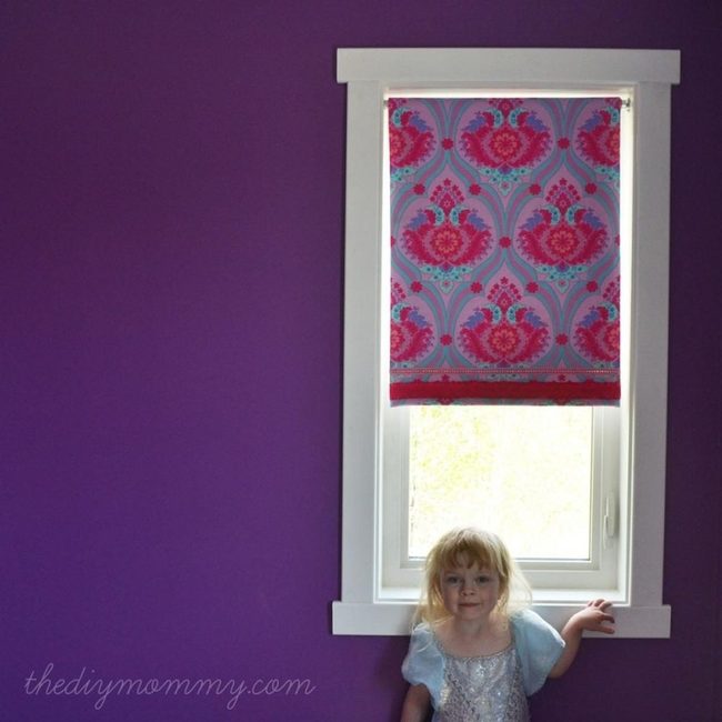 Purple Room Girl Window Light