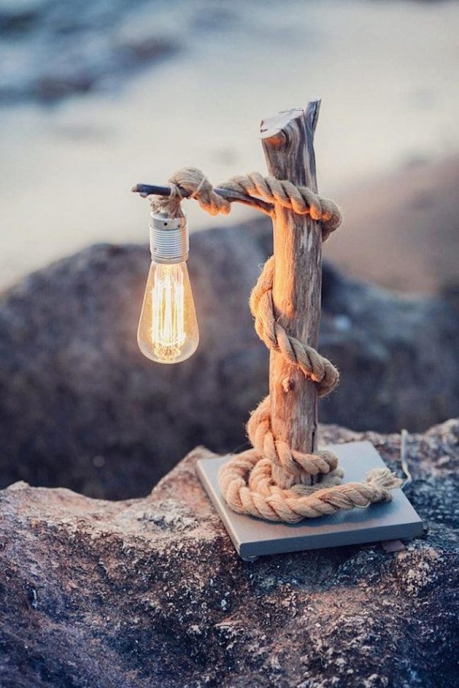 Natural Wood Grain Lighting