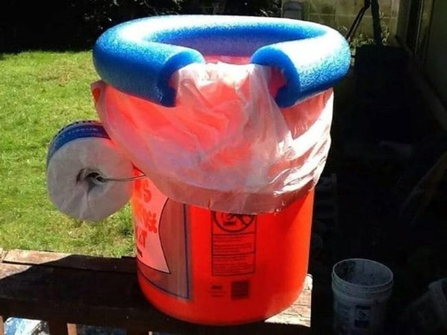 Five Gallon Bucket Toilet