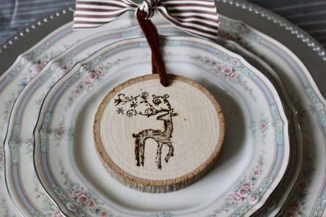 Engraved Wood Slice Keepsakes