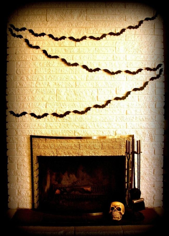 Black Bats Against Brick