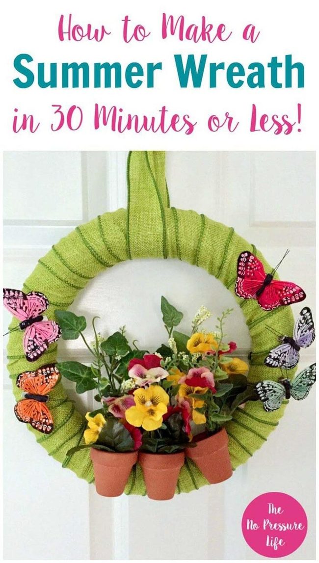Inexpensive Summer Door Statement