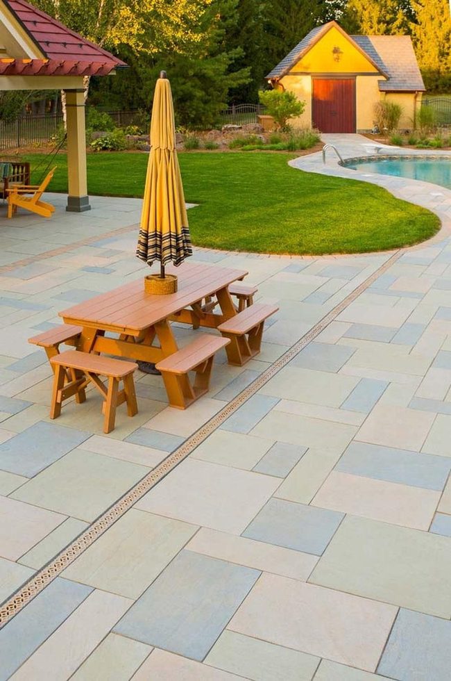 Sandstone Stamped Concrete Durability