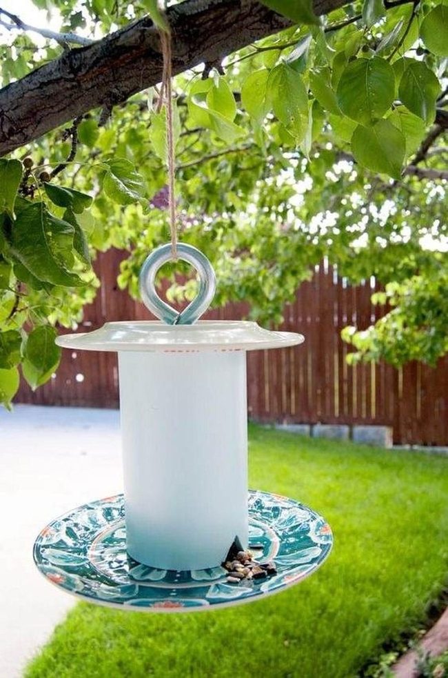 Plate Glass Bird Feeder