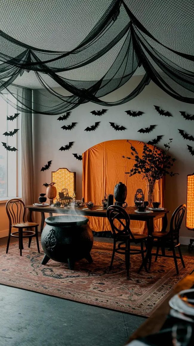 Black Velvet Potion Bar Setup