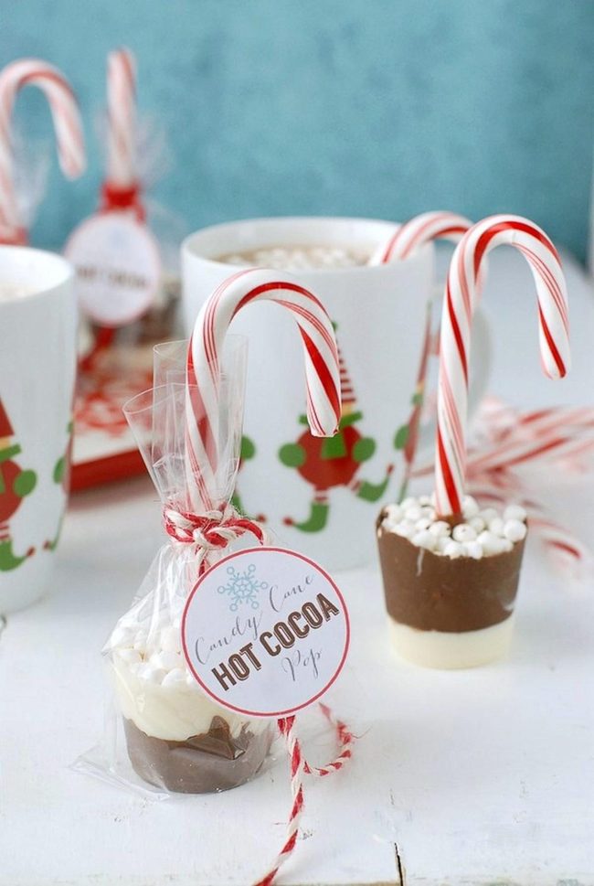 Marshmallow Cocoa With Candy Canes
