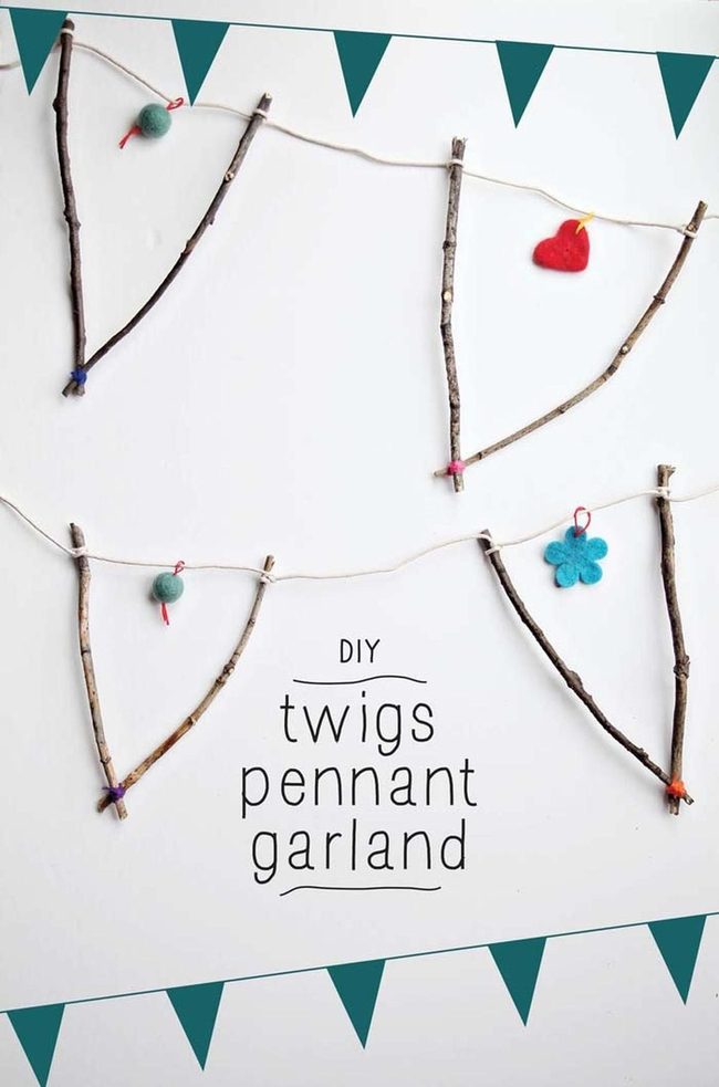 Colorful Tape Branch Pennants