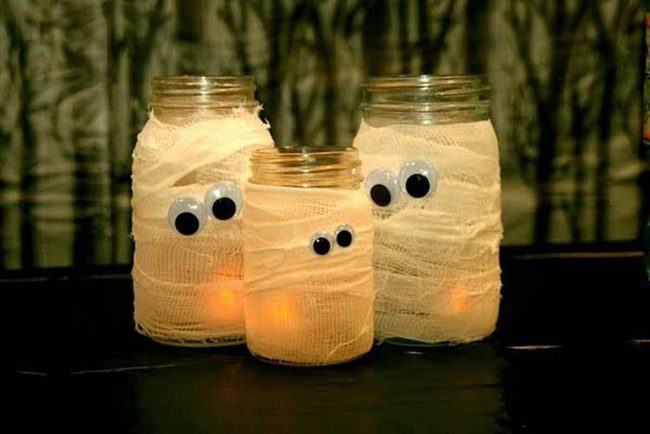 Glowing Gauze Mummy Lanterns
