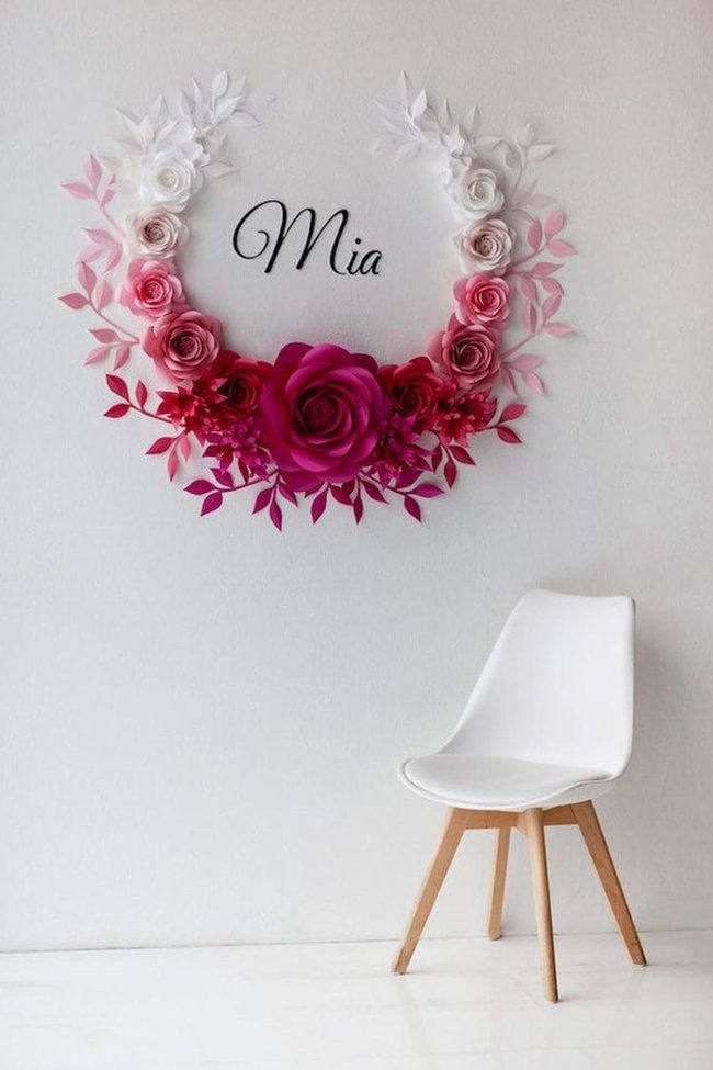 Colorful Blooms Custom Wreath