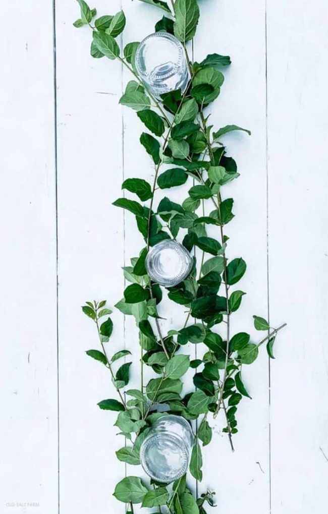 Candlelit Mason Jar Centerpieces