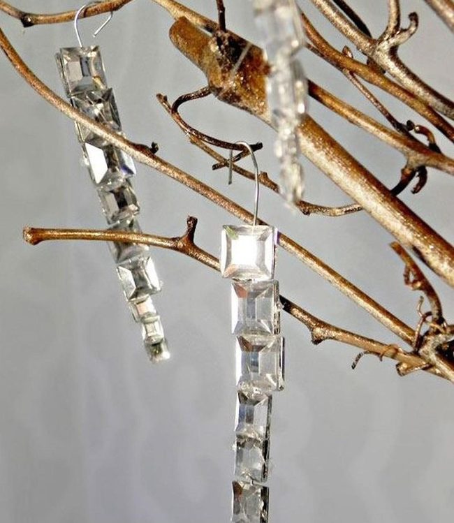 Affordable Crystal Shimmer Ornaments