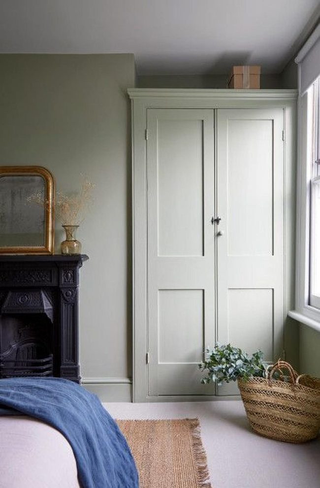 Green Walls Soft Neutrals And Gold Accents
