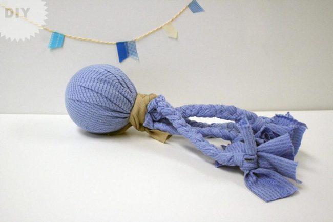Blue Yarn Handmade Sweetness