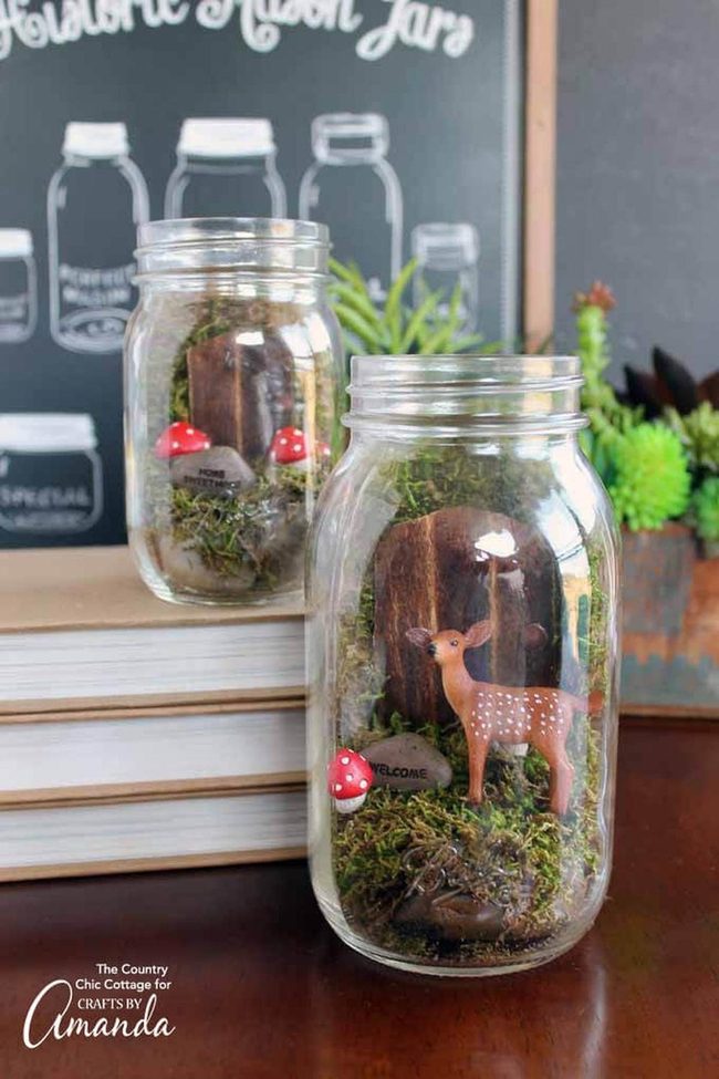 Glimmering Glass Miniature Garden
