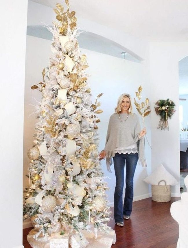 Golden Tree Sparkle Statement