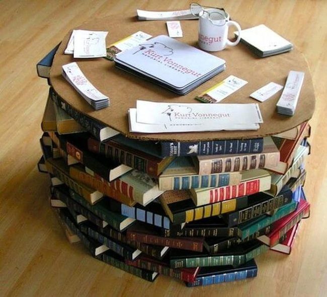 Colorful Book Spines Rising