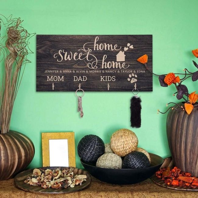 Wooden Key Holder Memories