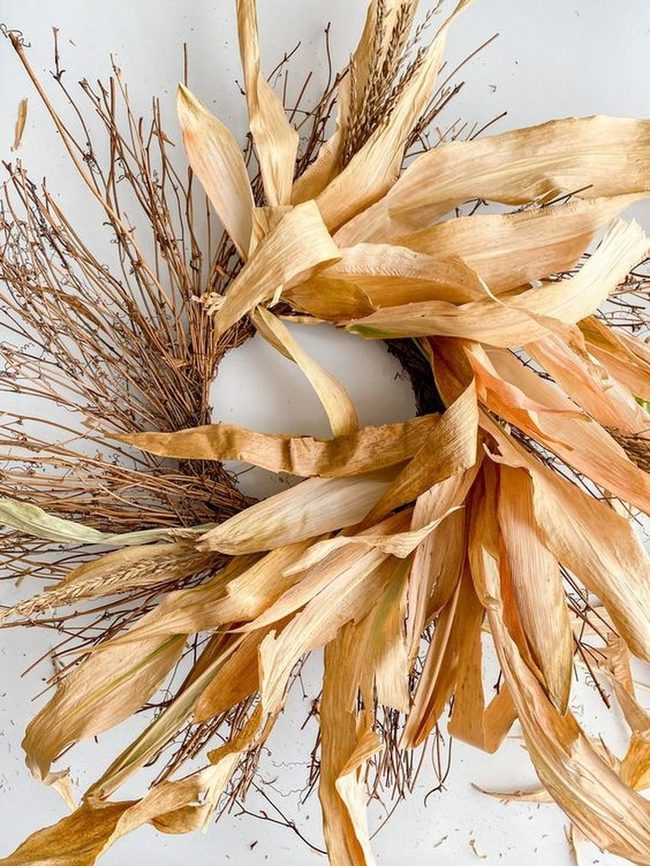 Autumn Leaves Handmade Wreath