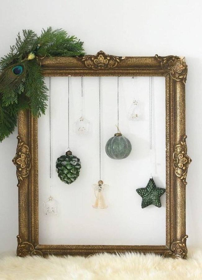 Gold Frames, Glass Bells, Peacock Feathers