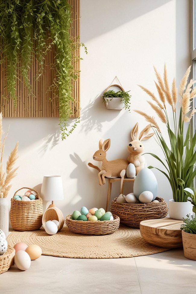 Eco Spring Decor From Recycled Materials