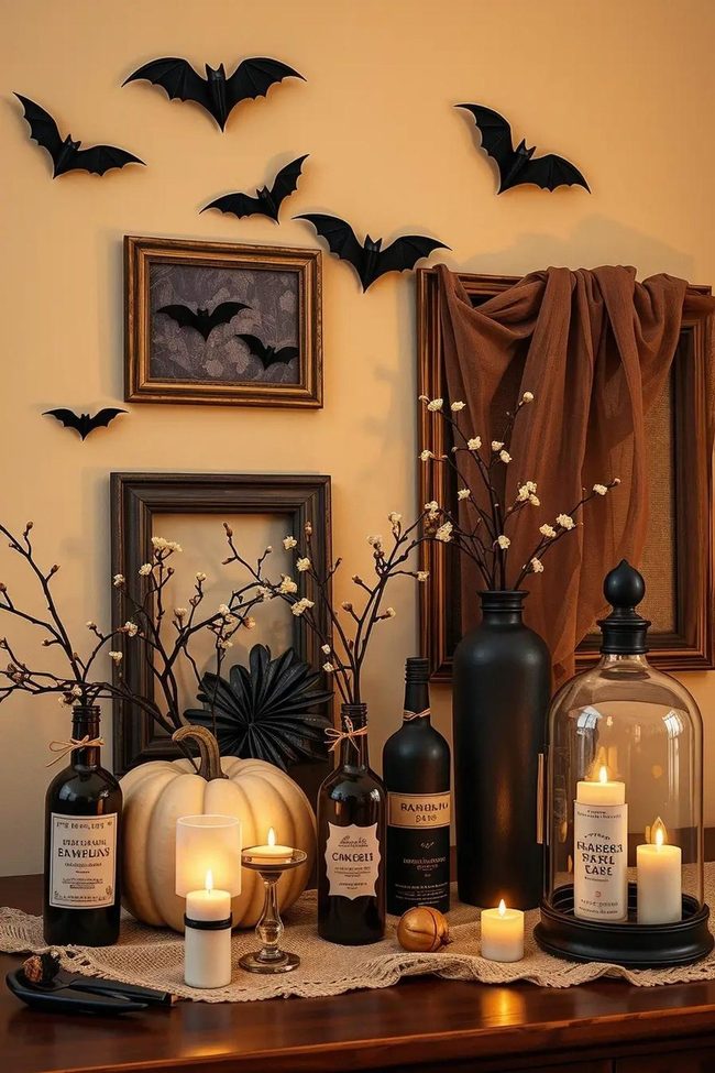 Paper Bats Black Everywhere