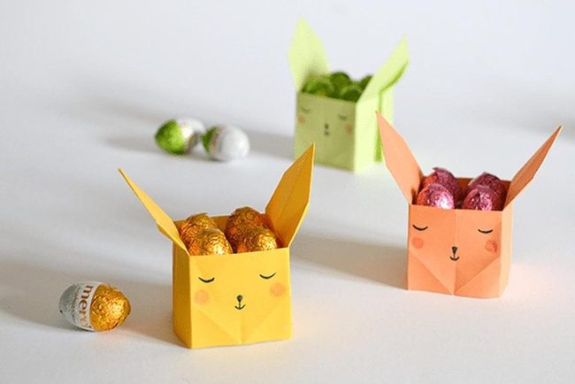 Colorful Paper Animal Chocolate Boxes