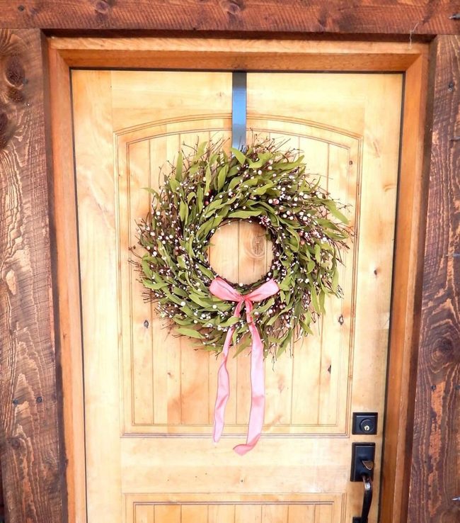 Bay Leaf Pink Breath Wreath