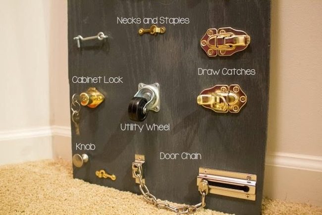 Metallic Hardware Wall Board