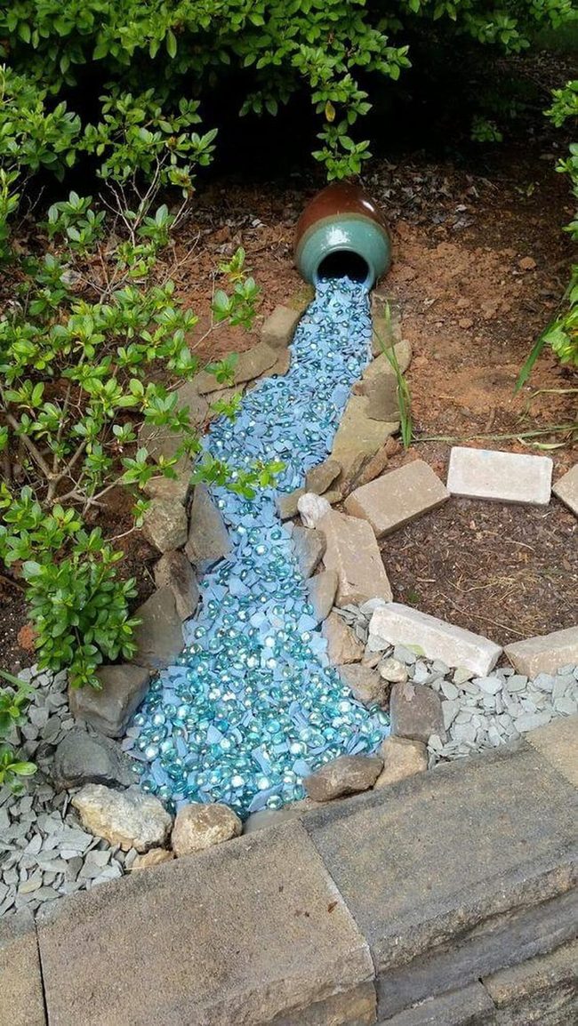 Blue And Green Stone Flow
