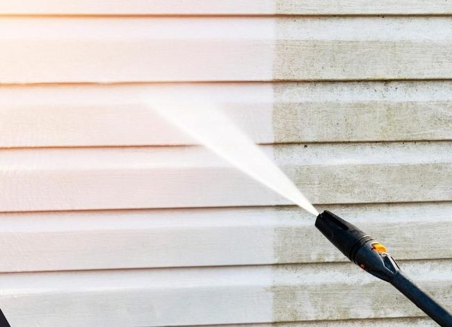 Pressure Washer Restores Home Shine