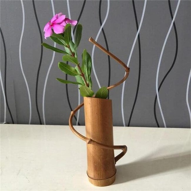Natural Bamboo With Spiral Movement