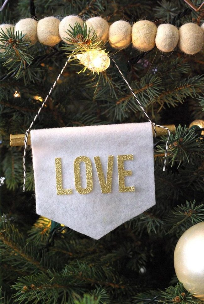 Golden Love Pine Branches
