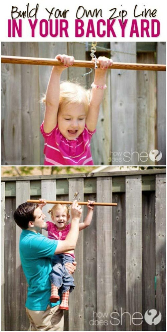 Backyard Zipline Family Build