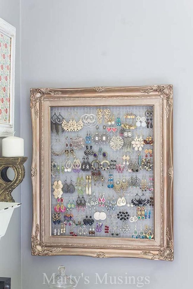 Vintage Frame Earring Display