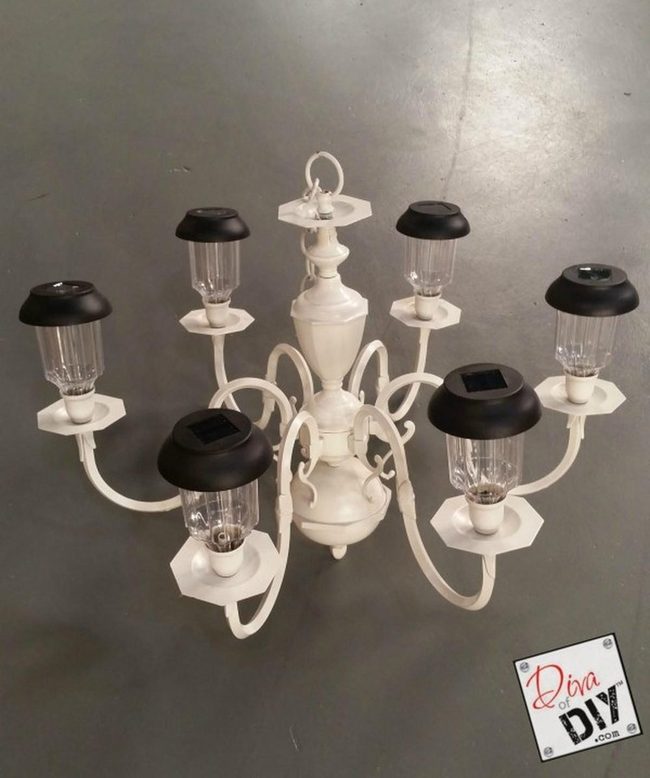 Solar Chandelier Garden Lighting