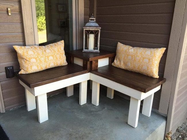 Weather-Resistant Wood L-Shape