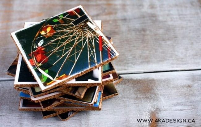 Red And Yellow Carnival Wheel Tiles