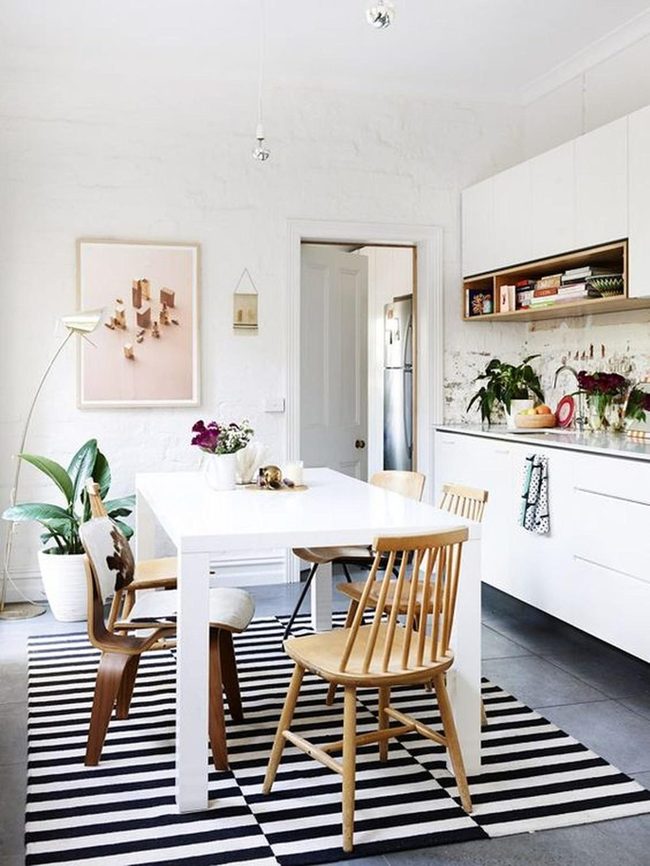 Bold Stripes Ground Modern Dining