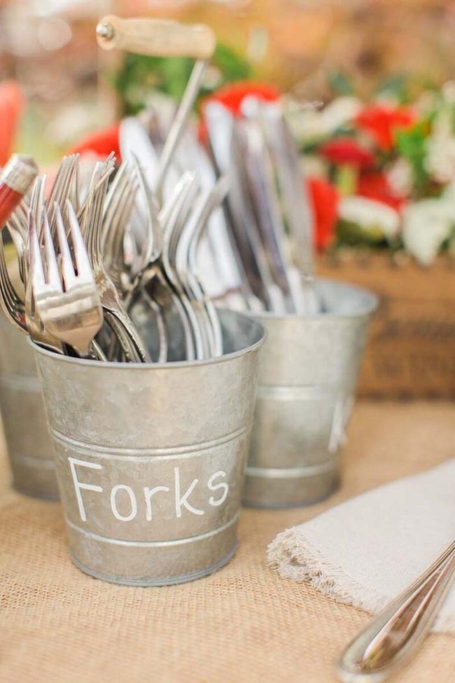 Shiny Metal Buckets Organization