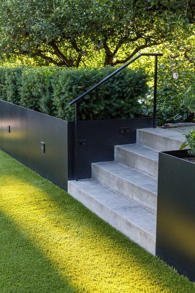 Black Metal Steps Through Green