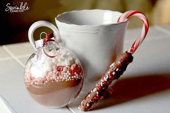 Handmade Chocolate Filled Ornaments