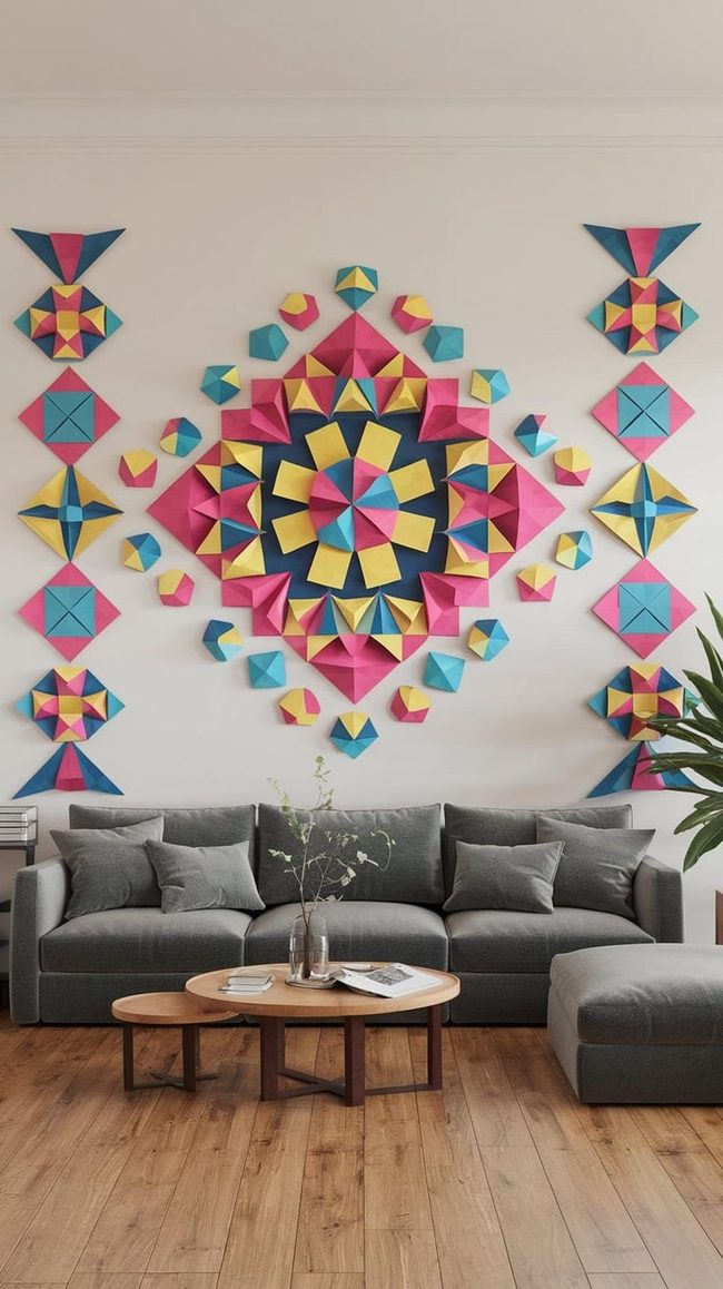 Washi Tape Wall Geometry