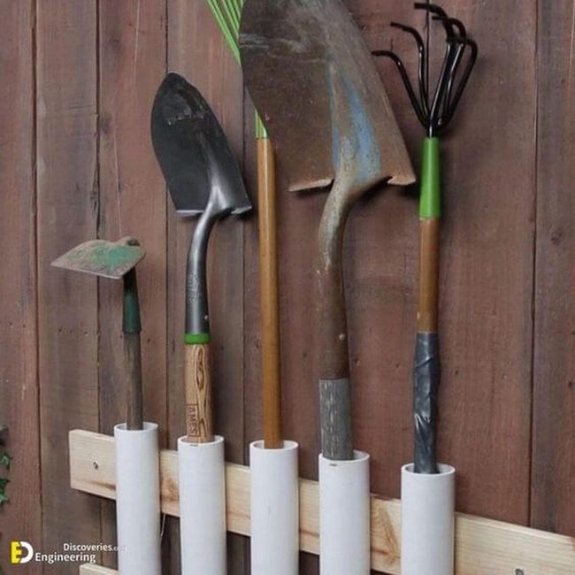 Wall-Mounted Pvc Tool Storage