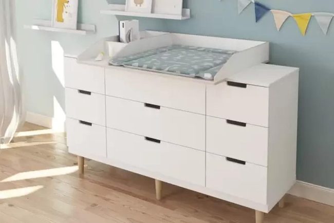 Nordli Dresser Converts To Changing Table