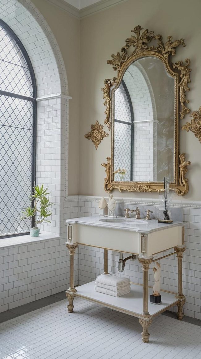 Wooden Framed Mirror Upgrade