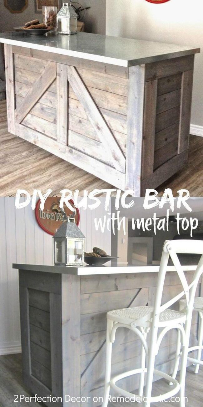 Wood Shelves Metal Brackets Bar