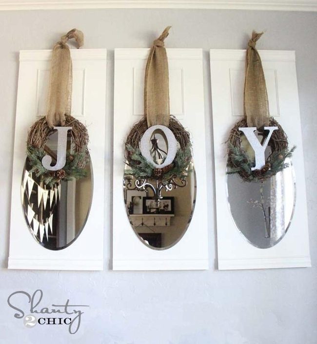 Branch Letters Spelling Joy
